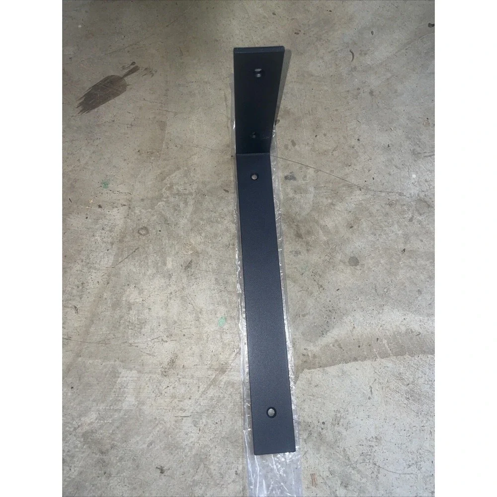 Minimalist Black Powder Coated Shelf Bracket 12 In Shelf Pre drilled Countersunk